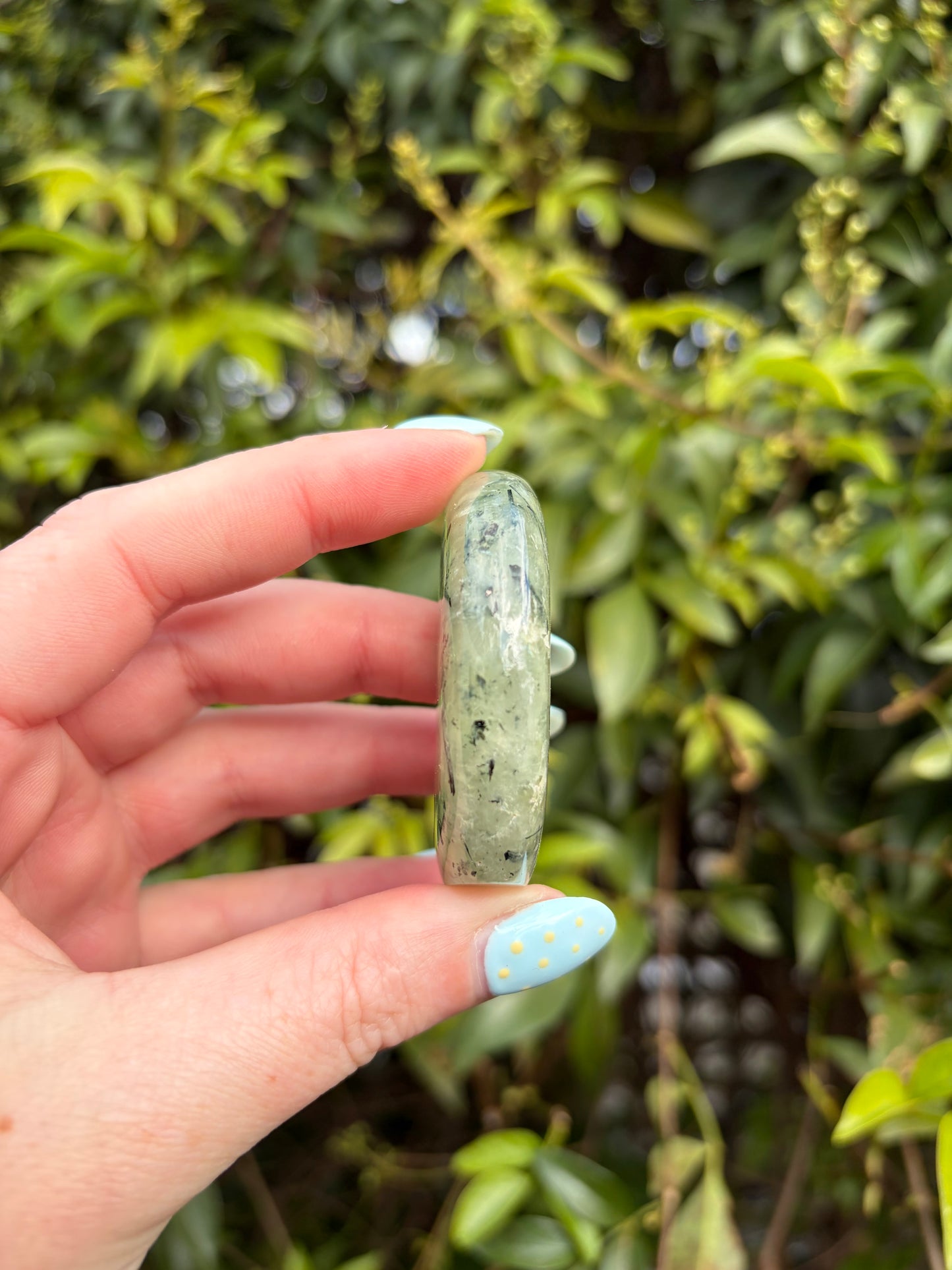 Prehnite Self Standing Moon D
