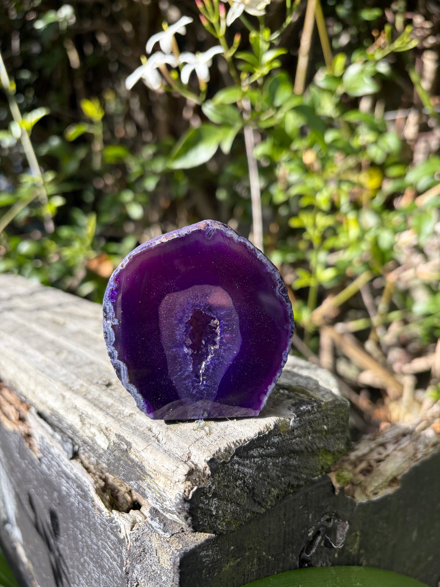 Purple Agate Geode B