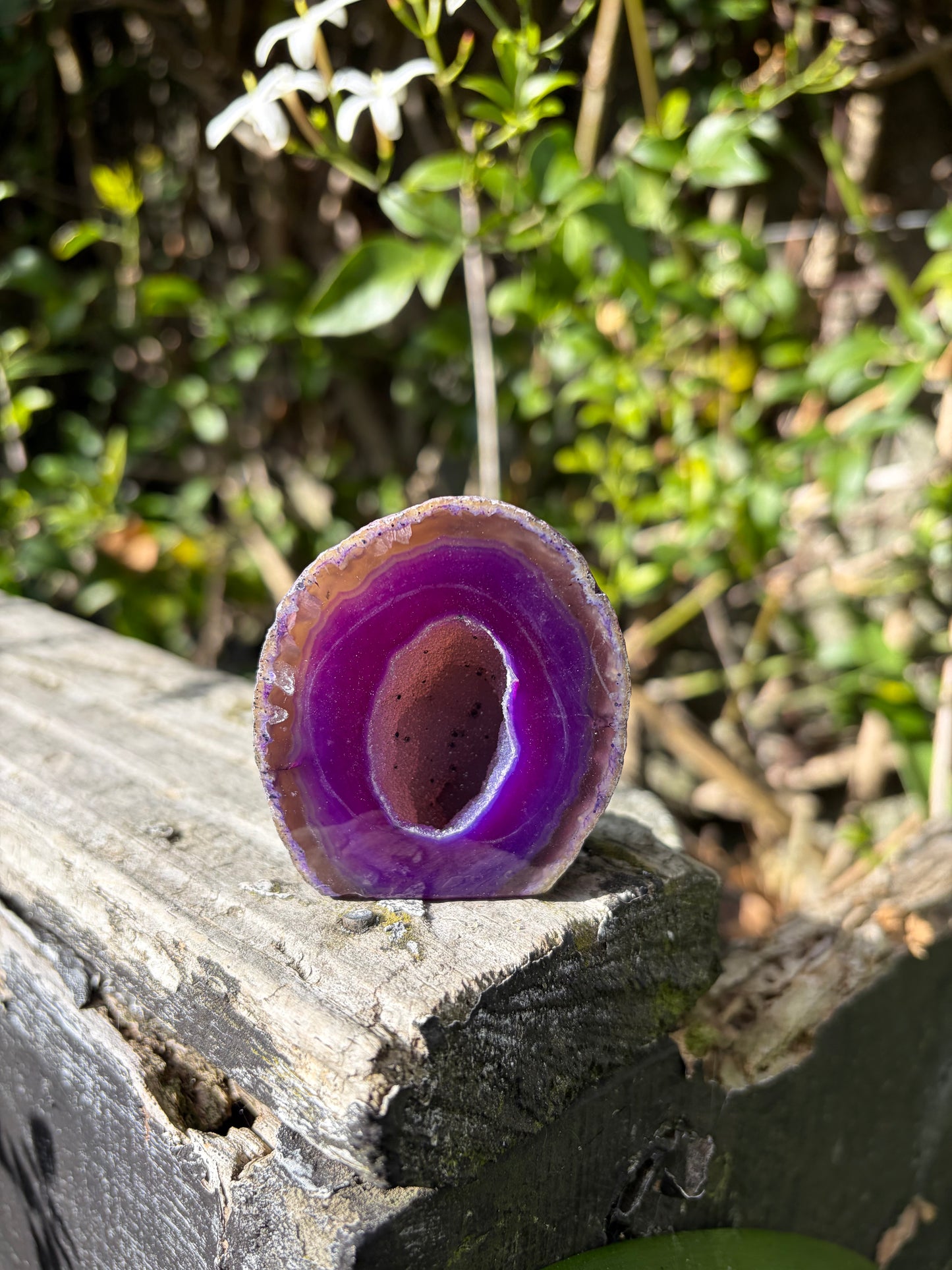 Purple Agate Geode C