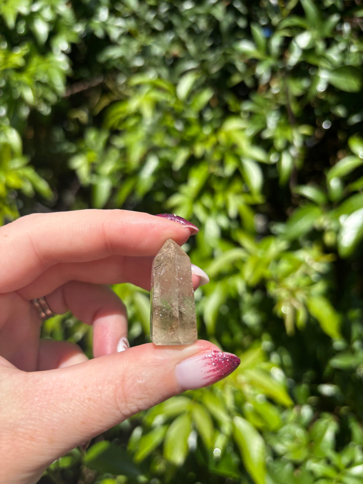 Quartz With Inclusions Polished Point L