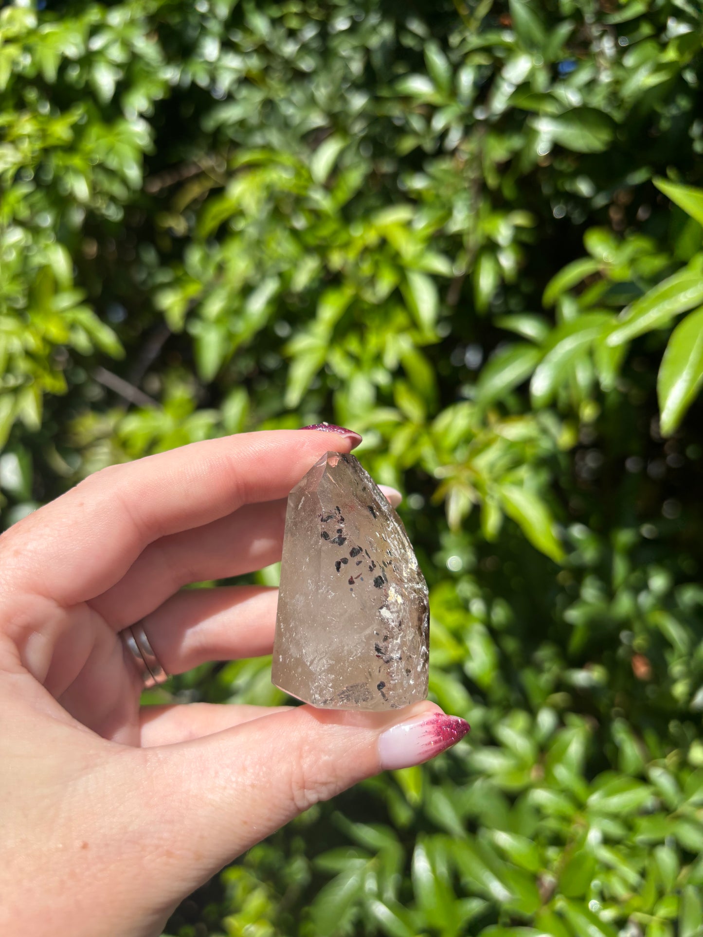 Quartz With Inclusions Polished Point E