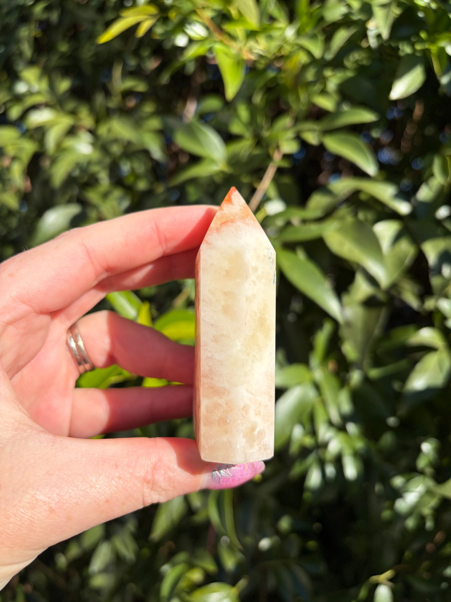 Rainbow Calcite Cluster Point C
