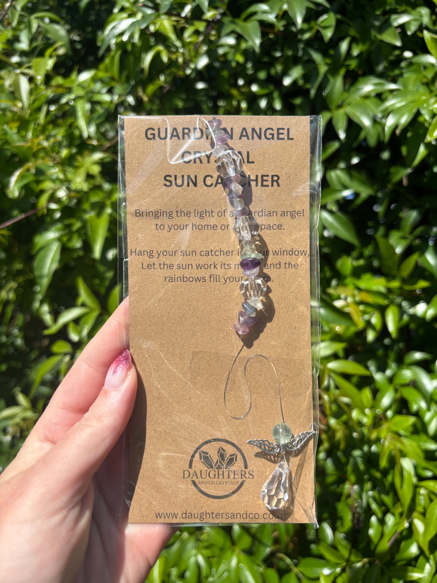 Rainbow Fluorite | Guardian Angel Sun Catcher