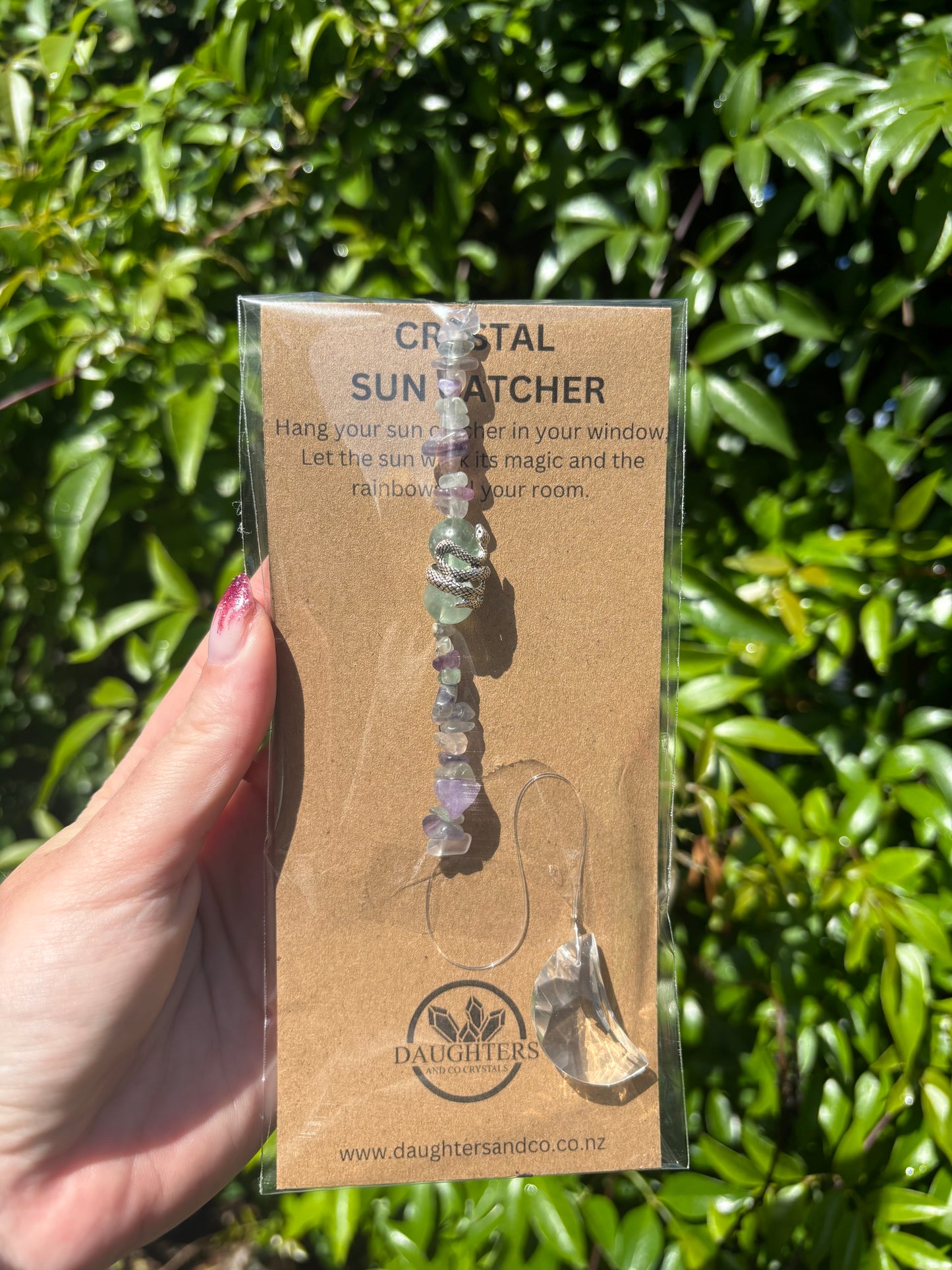 Rainbow Fluorite | Moon Sun Catcher