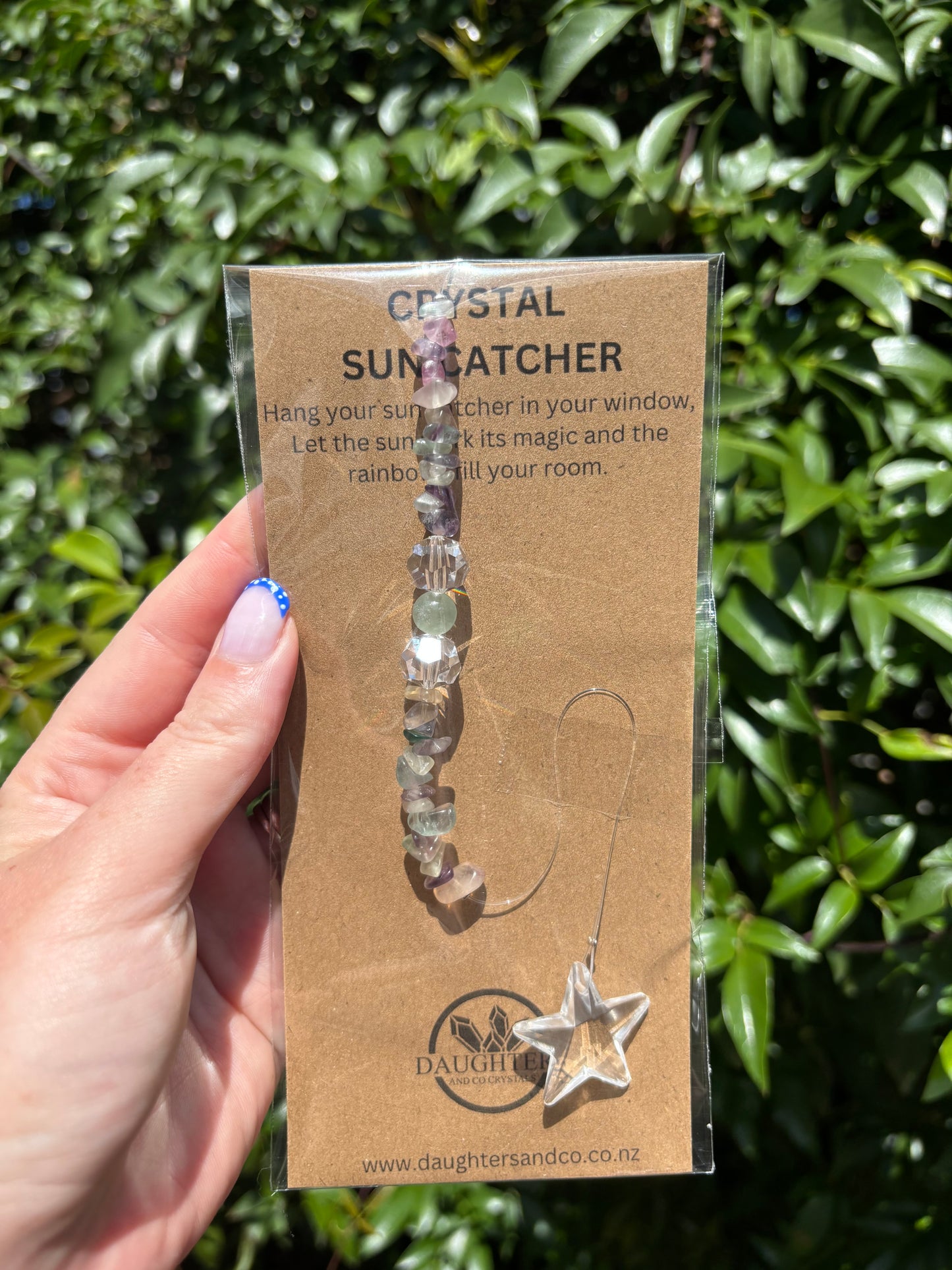 Rainbow Fluorite | Star Sun Catcher