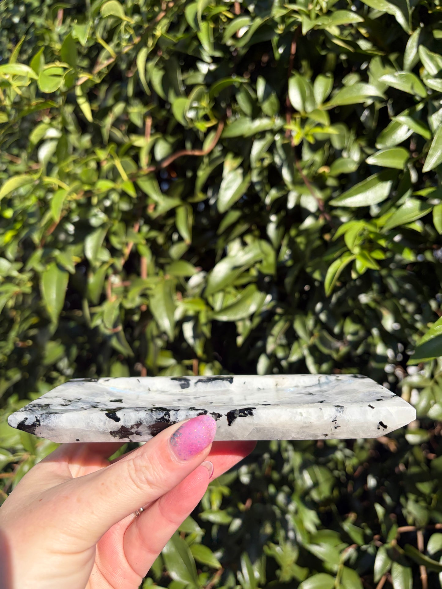 Rainbow Moonstone Rectangle Tray A