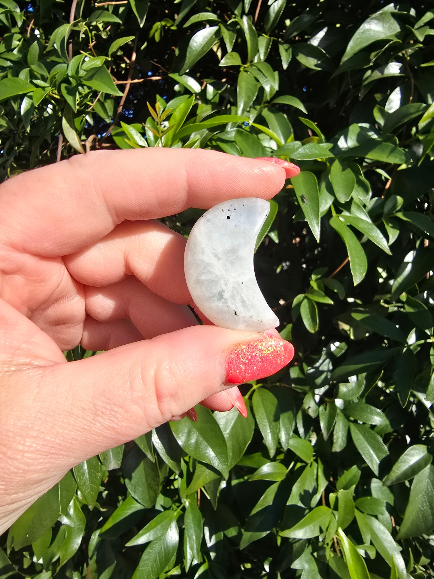Rainbow Moonstone Small Moon