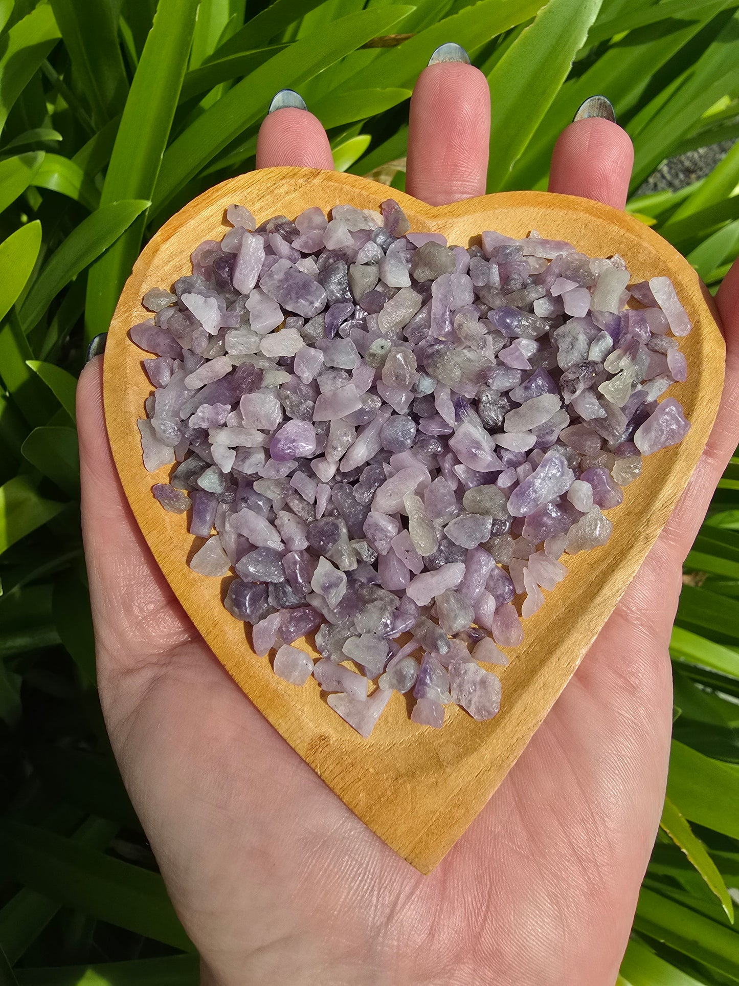 Lepidolite Crystal Chip Bag 100g