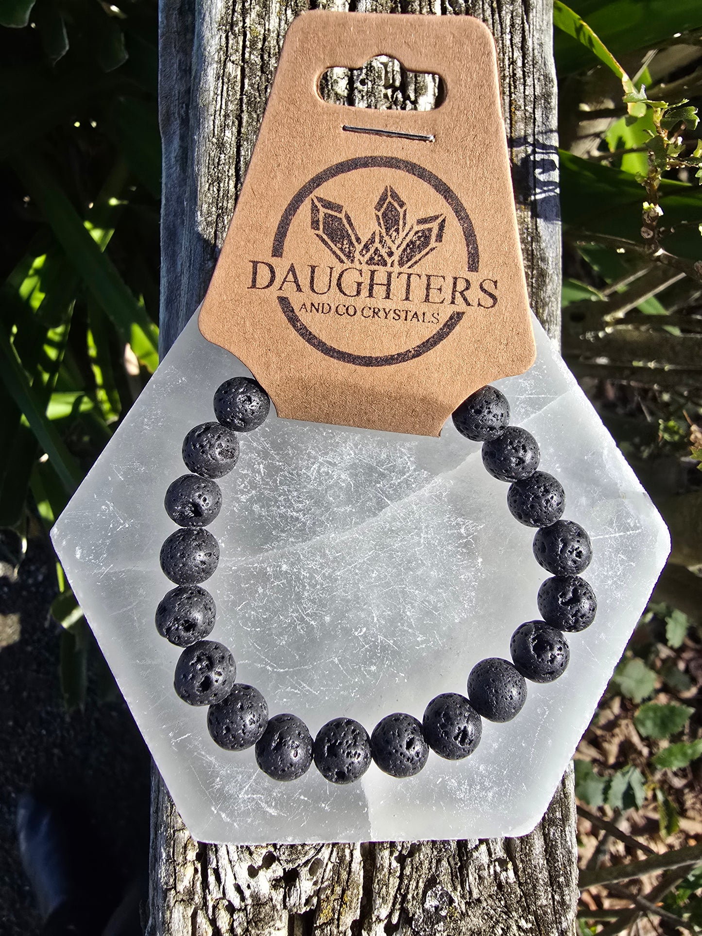 Lava | Small Round Bead Bracelet