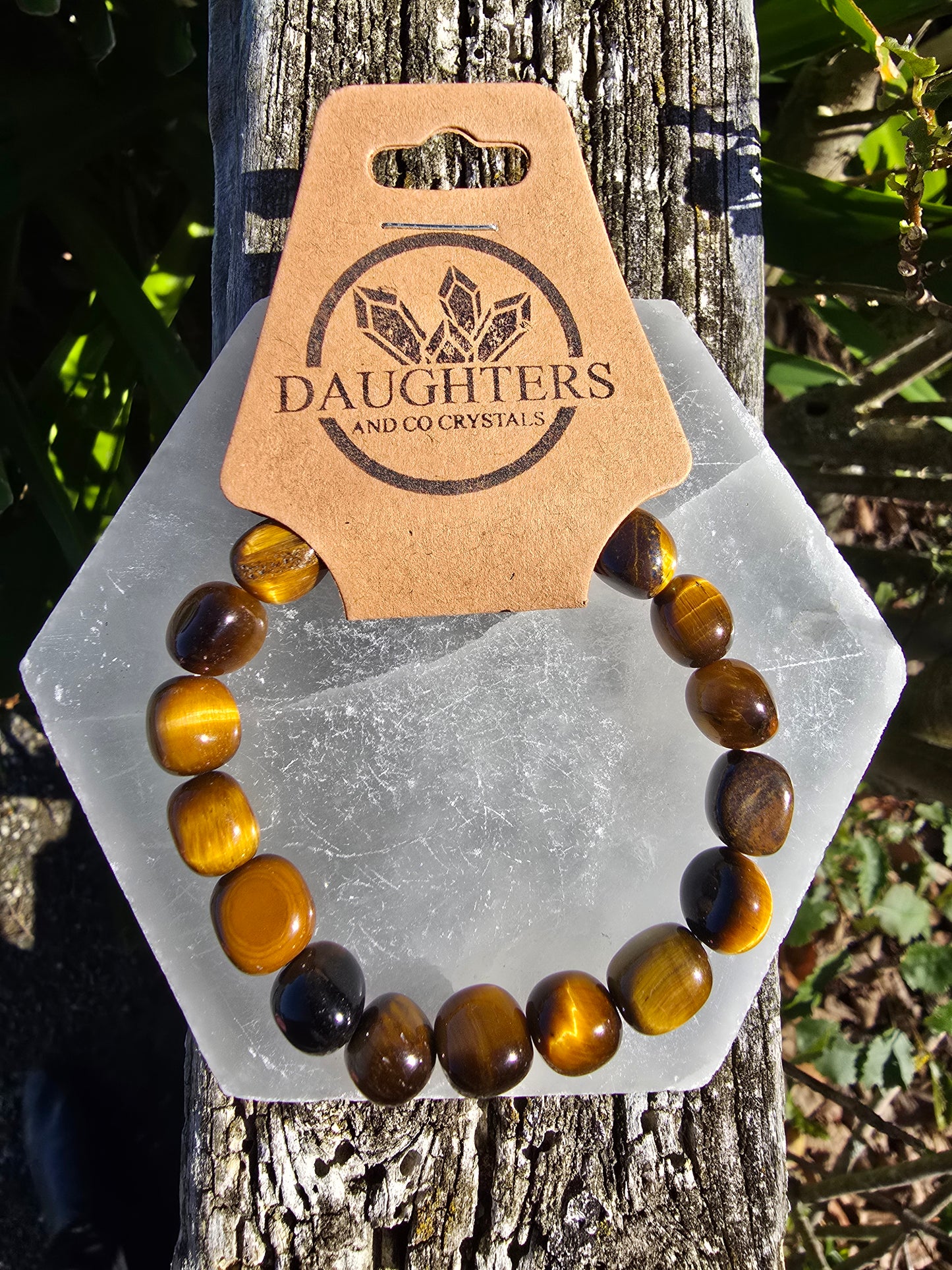 Tigers Eye Large | Nugget Bead Bracelet