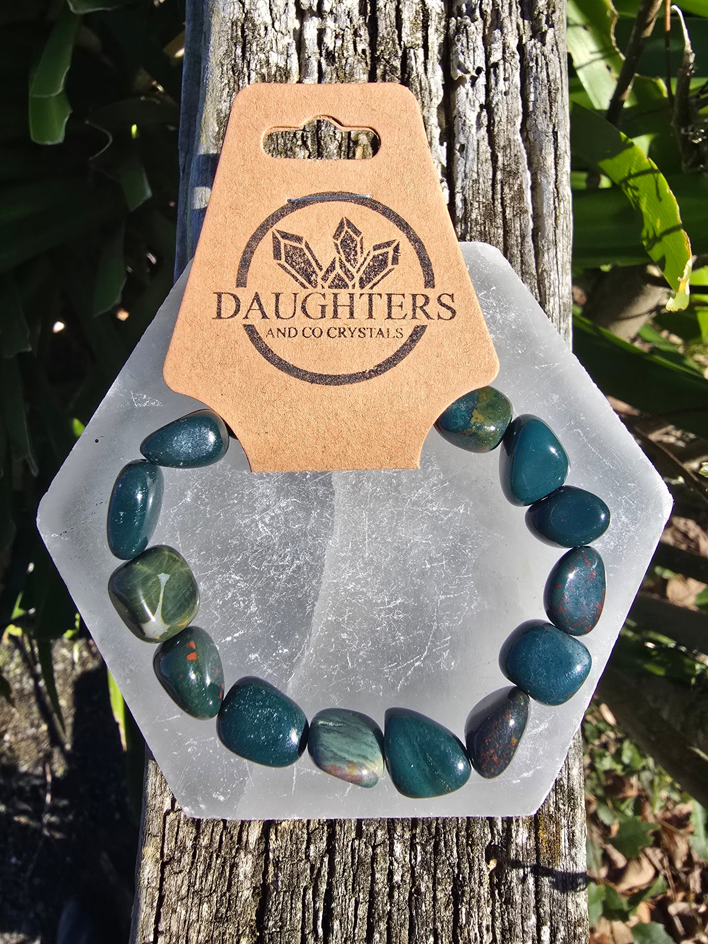 Bloodstone | Nugget Bead Bracelet
