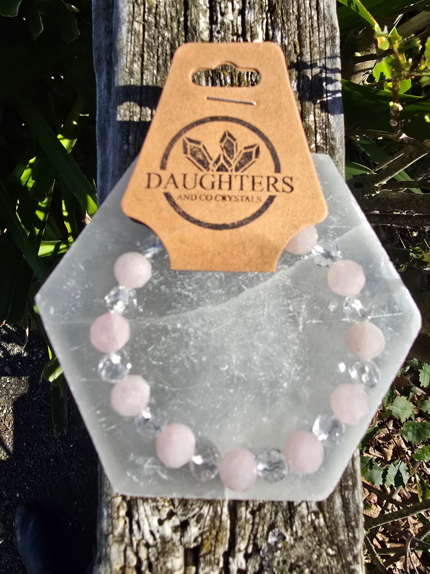 Rose Quartz | Faceted Bead Bracelet