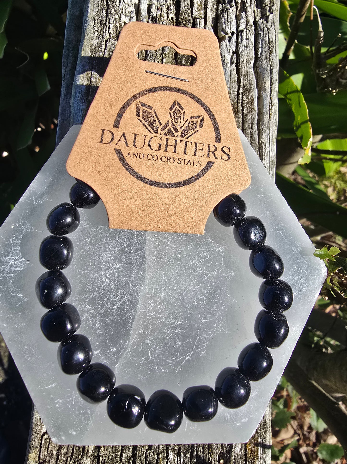 Black Obsidian | Nugget Bead Bracelet