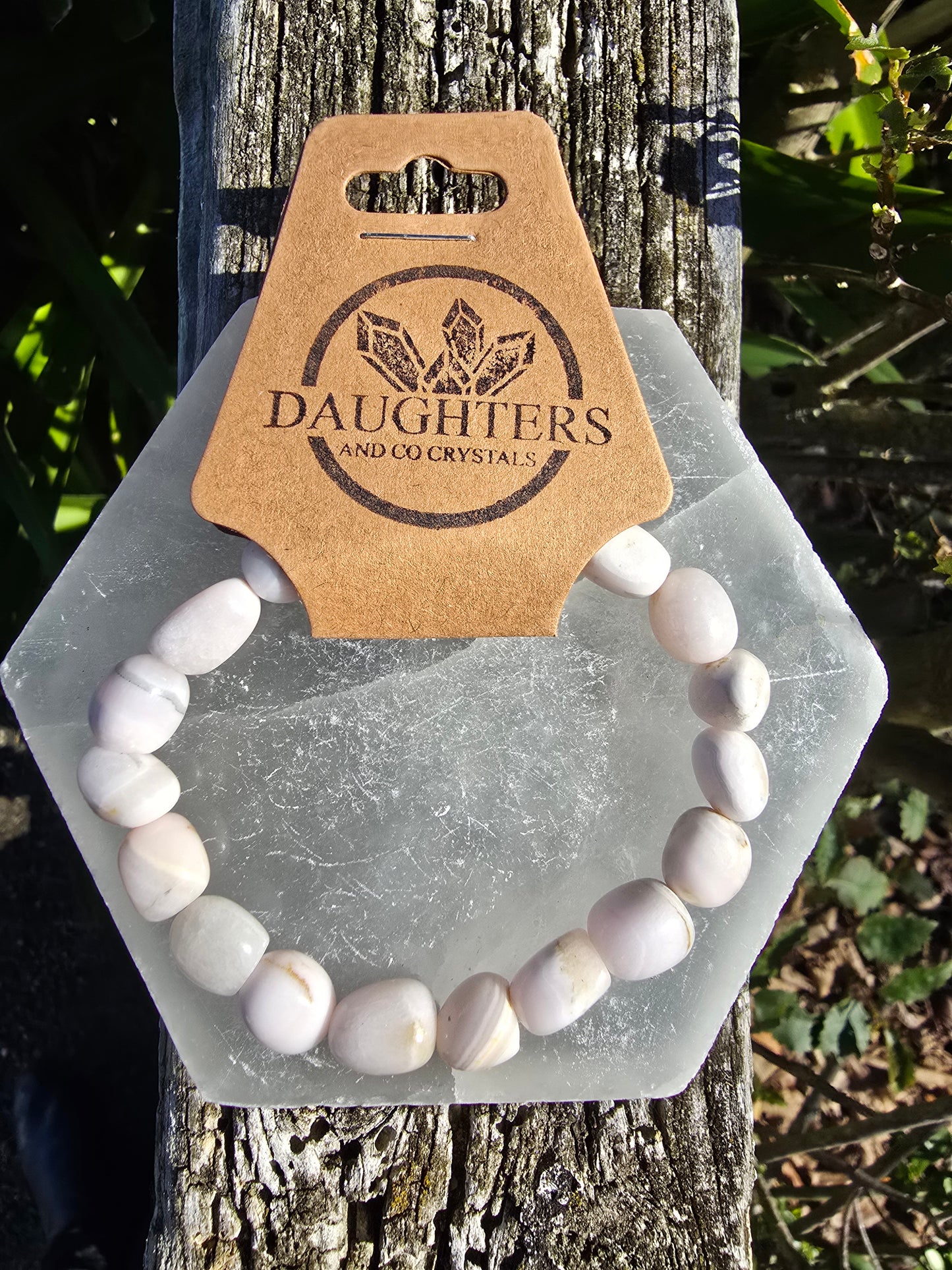 Pink Mangano Calcite | Nugget Bead Bracelet