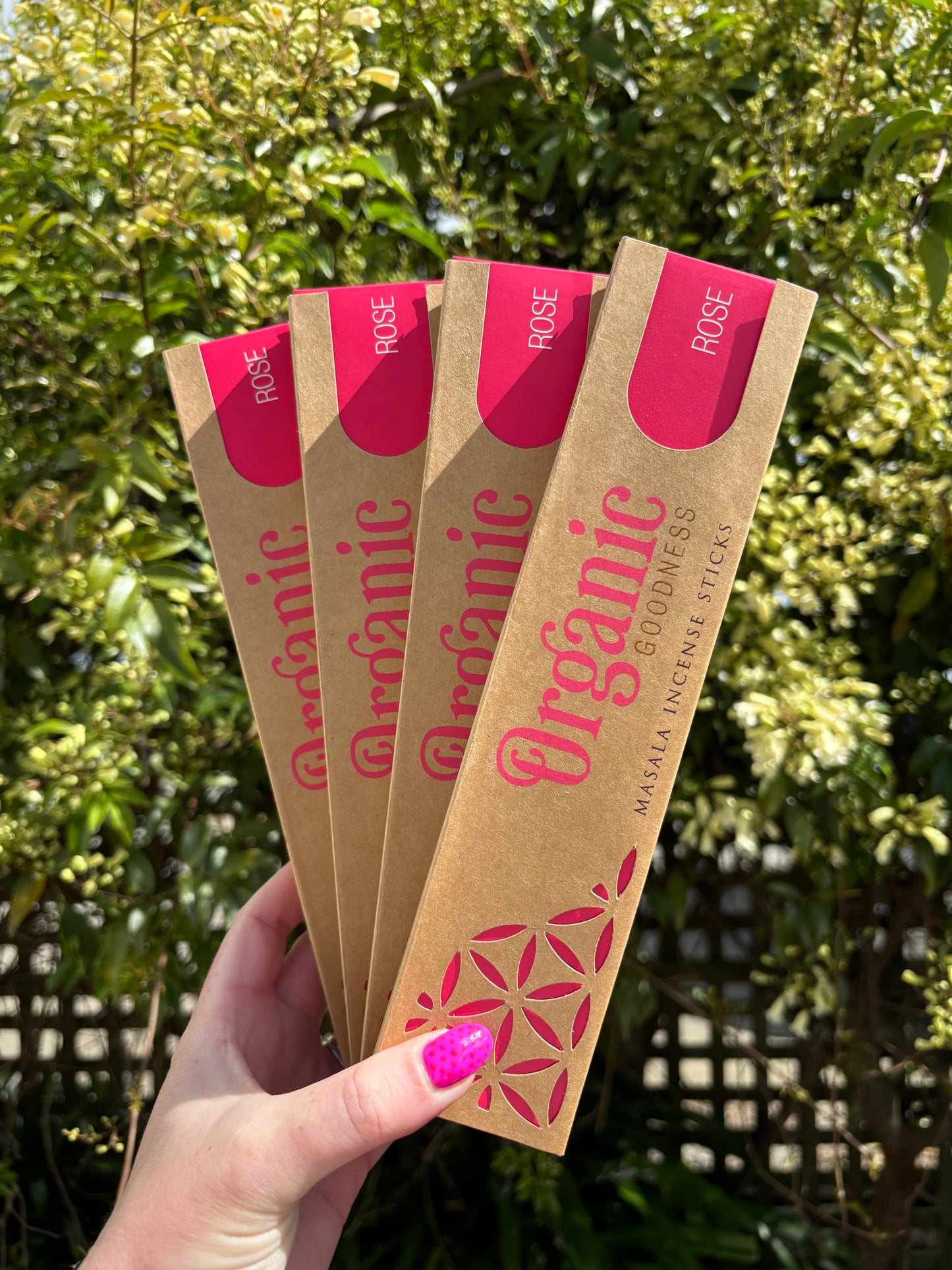 Rose Organic Incense Sticks
