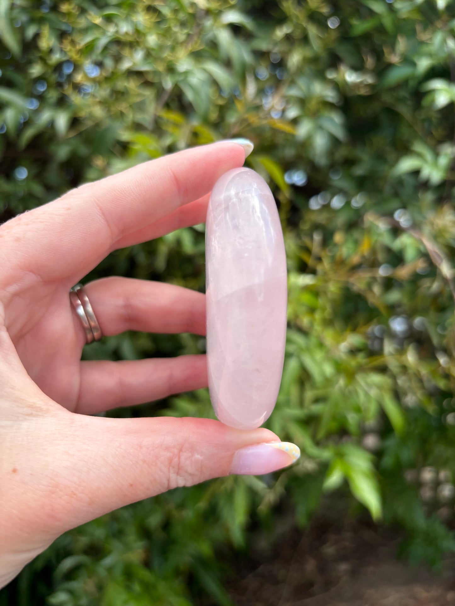 Rose Quartz Moon B