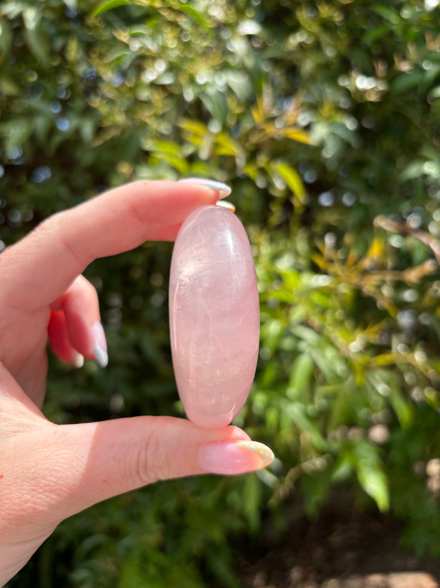 Rose Quartz Moon D
