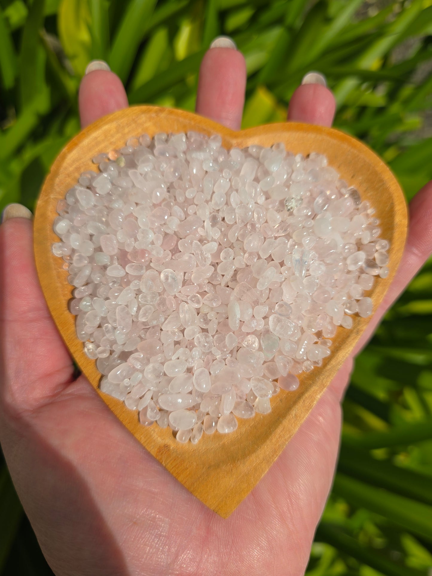 Rose Quartz Crystal Chip 100 gms Bag