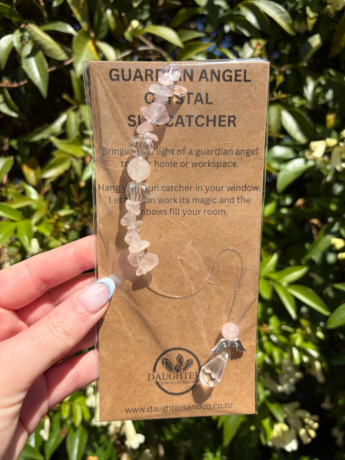 Rose Quartz | Guardian Angel Sun Catcher B