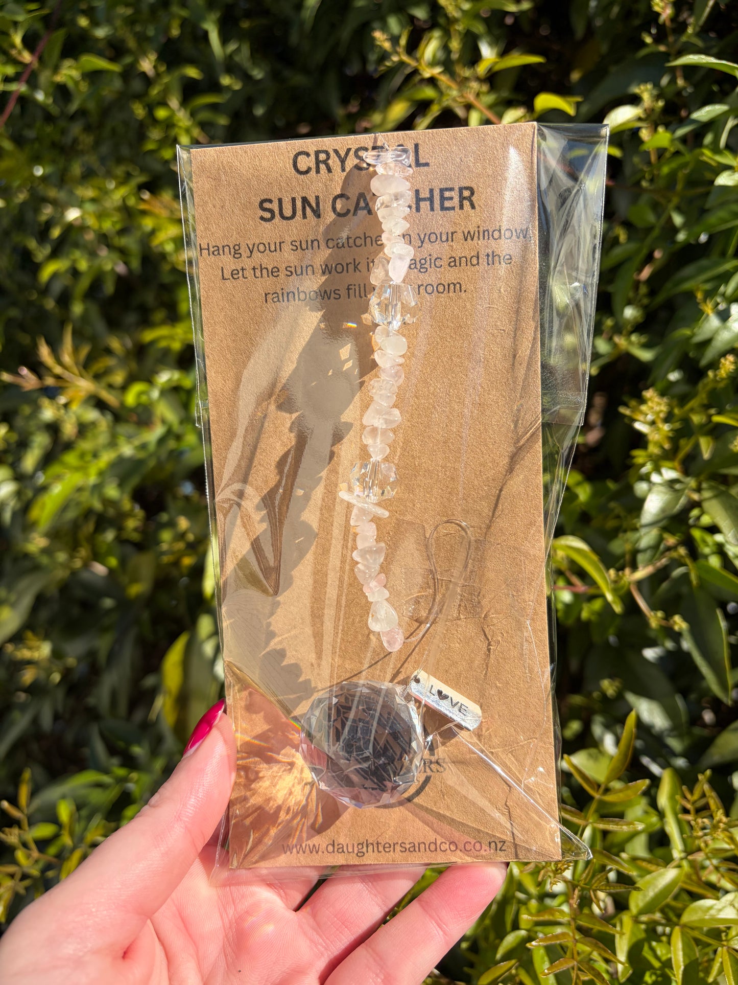 Rose Quartz | Sphere Sun Catcher