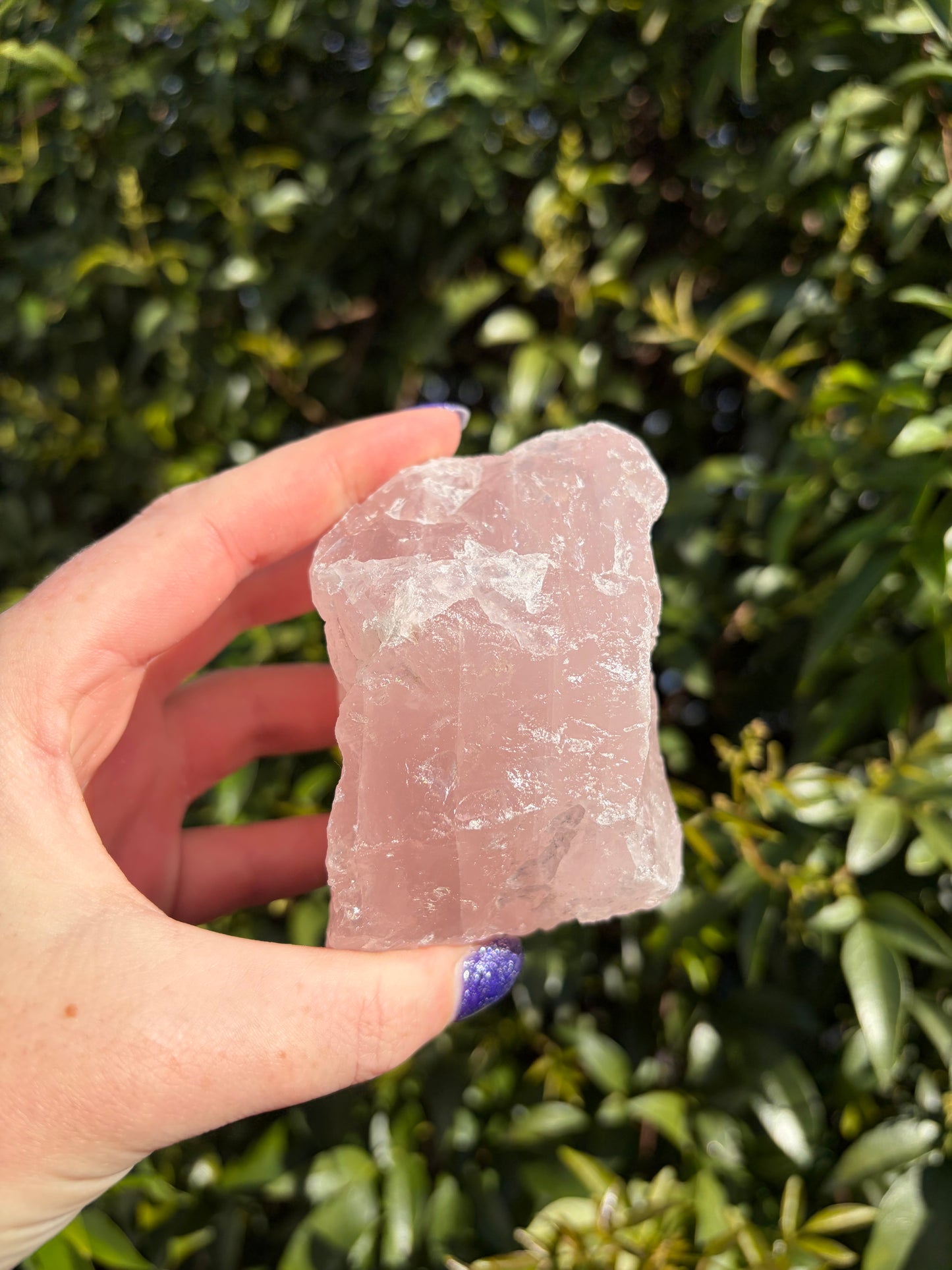 Rose Quartz Large Rough Piece G