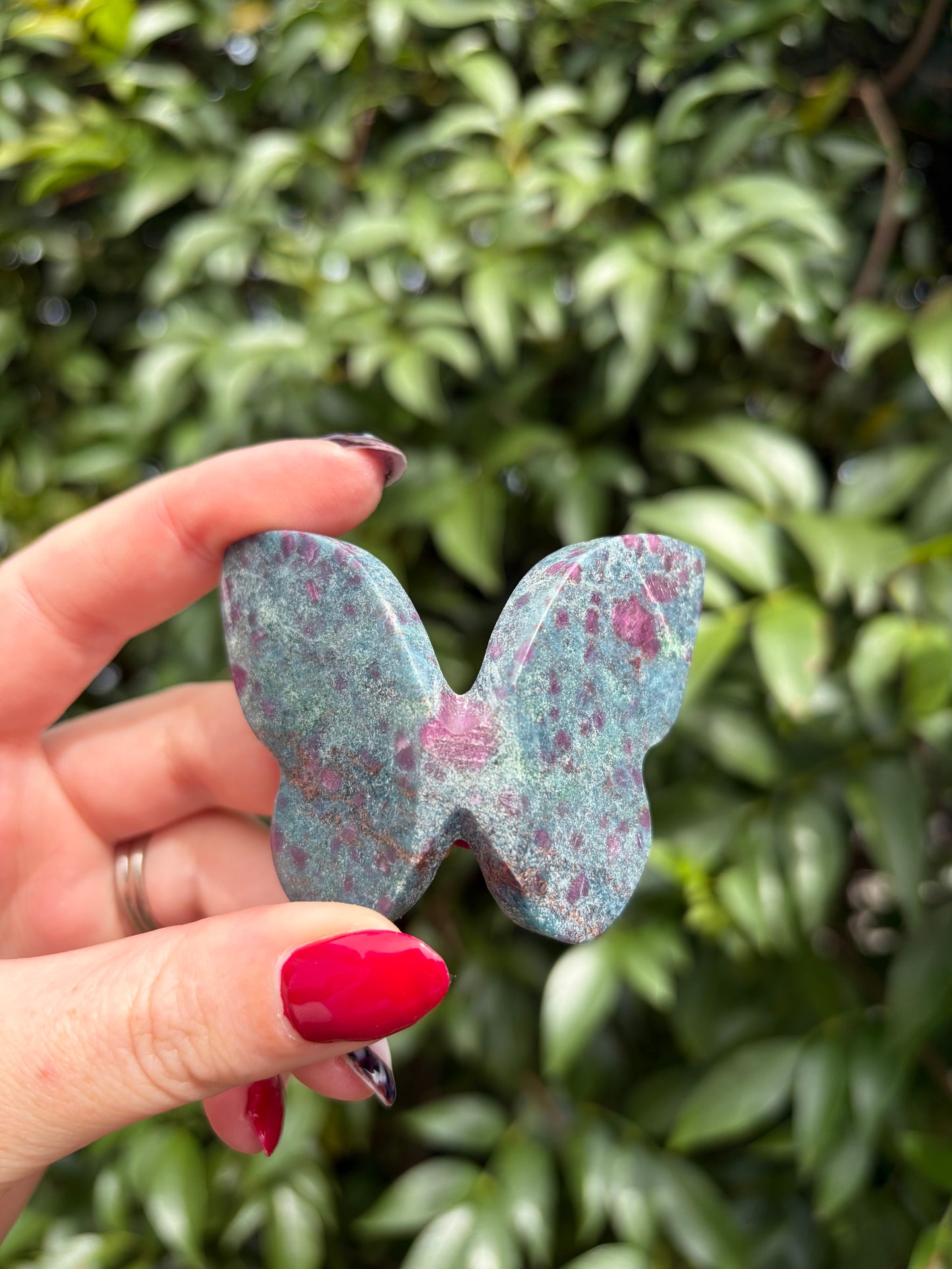 Ruby & Kyanite 3D Large Butterfly A