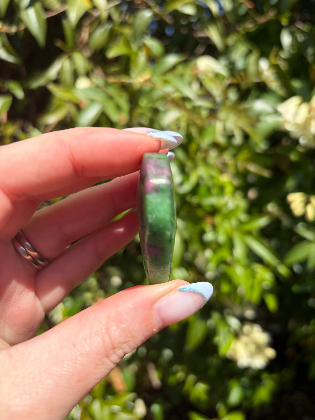 Ruby Zoisite Heart C