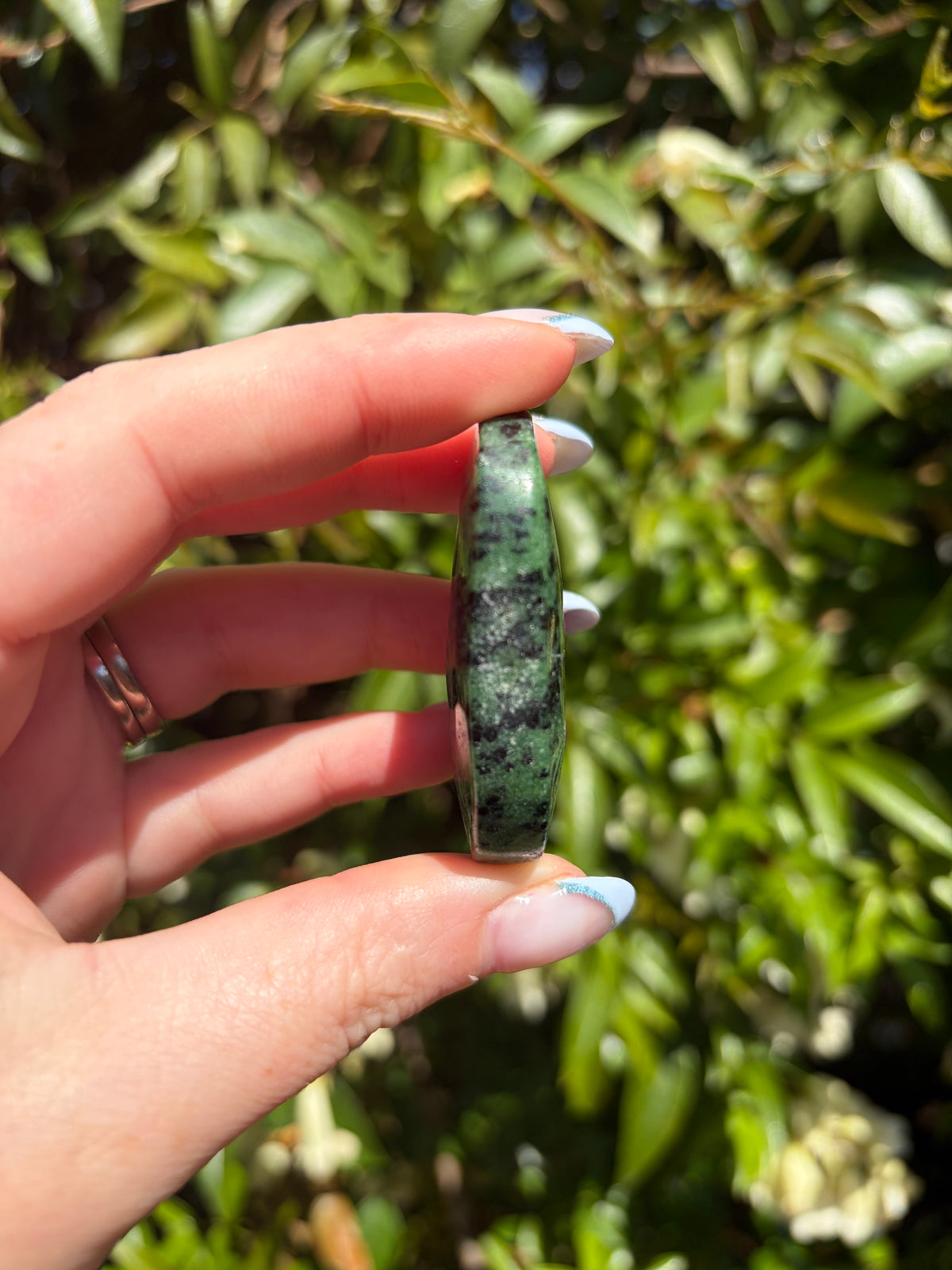Ruby Zoisite Palm Stone B
