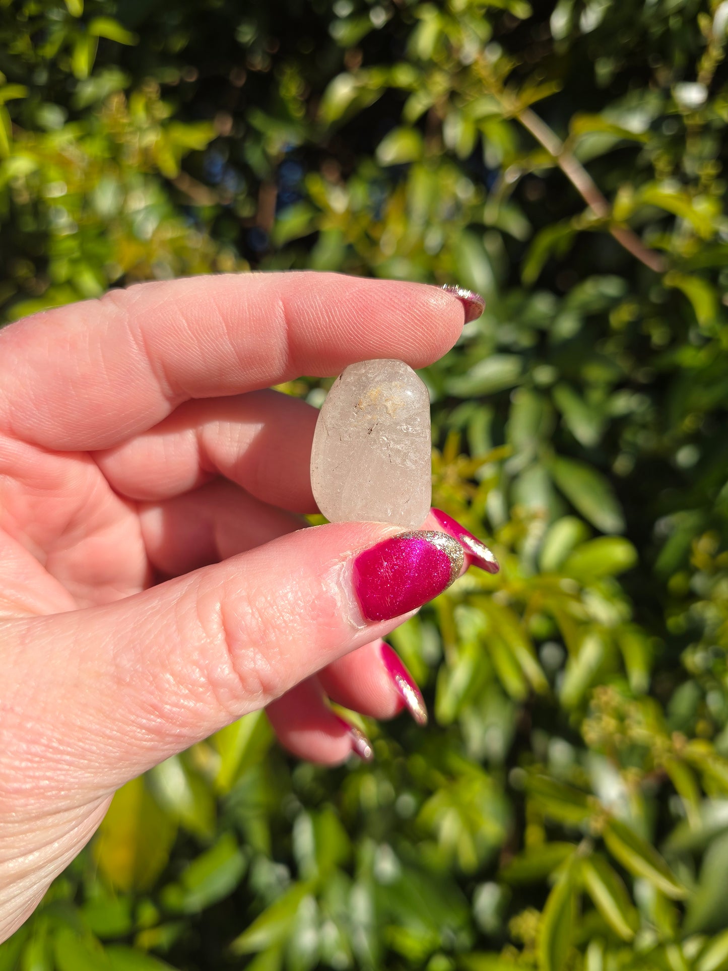 Rutilated Quartz Tumbled Stone