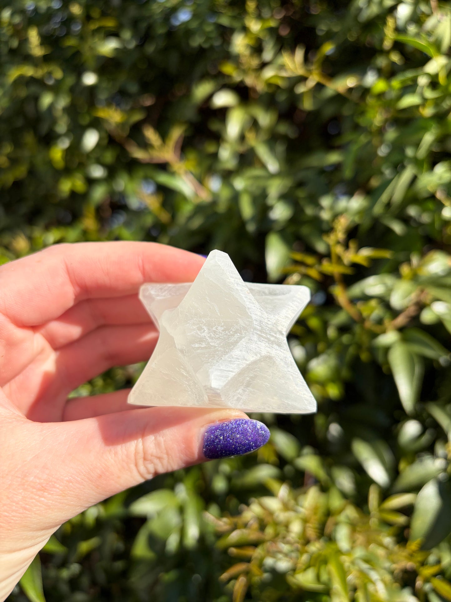 Selenite Merkaba Small