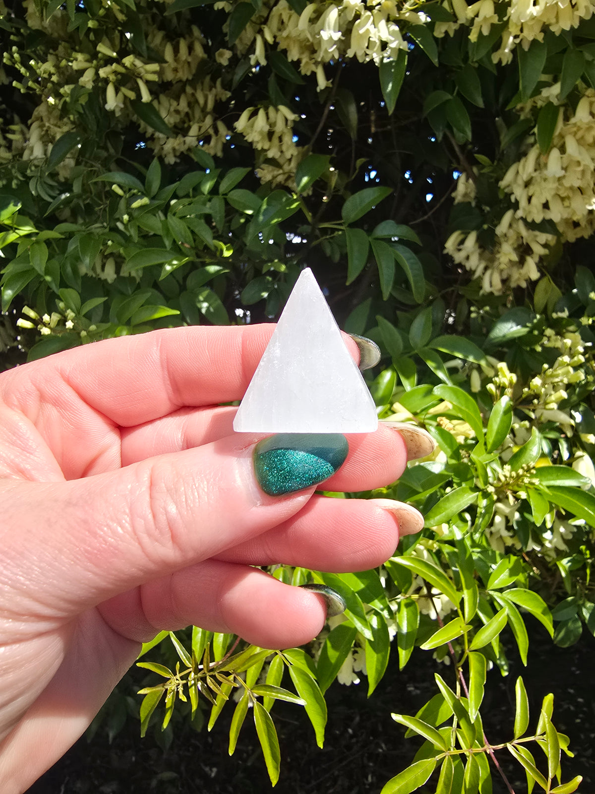 Selenite Pyramid Small