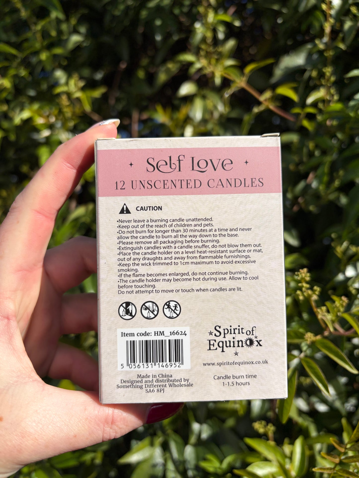 Pink SELF LOVE Spell Candles x12