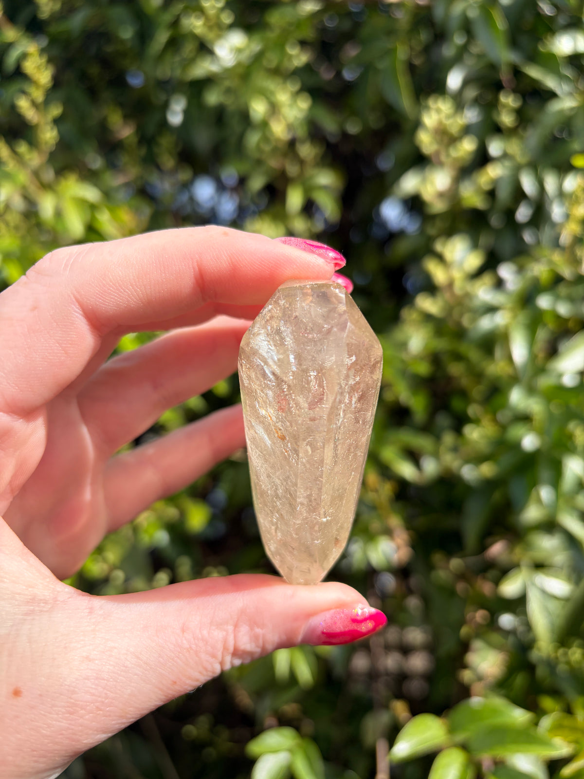 Smoky Quartz Faceted Heart A