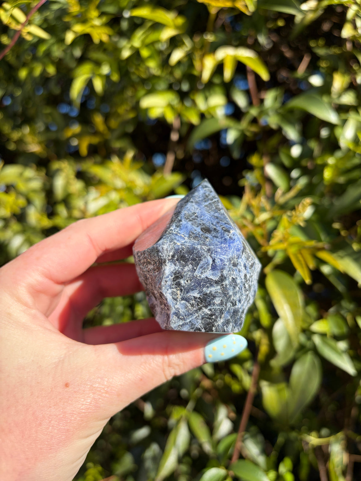 Sodalite Semi Polished Point A