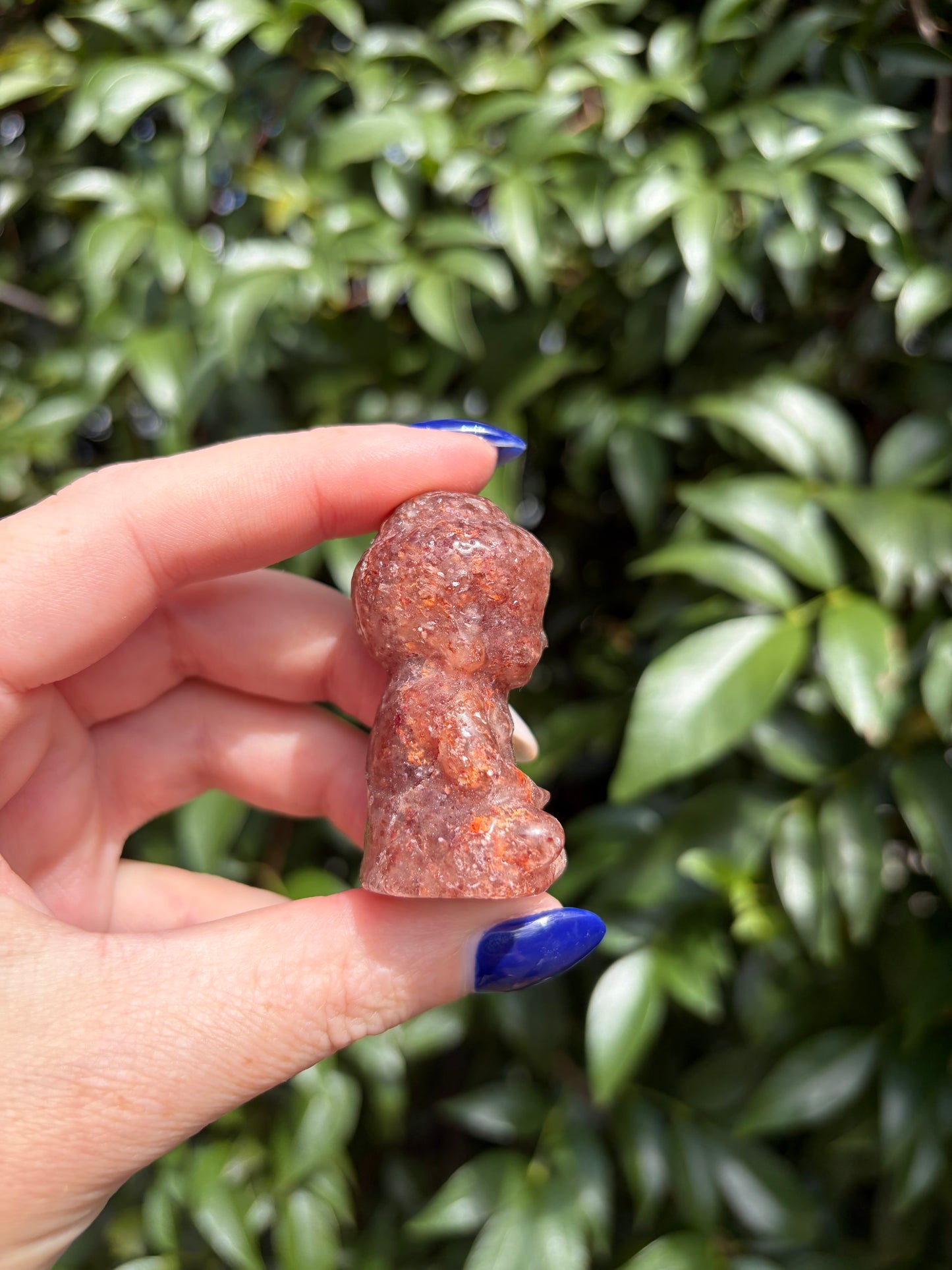 Strawberry Quartz Buddha