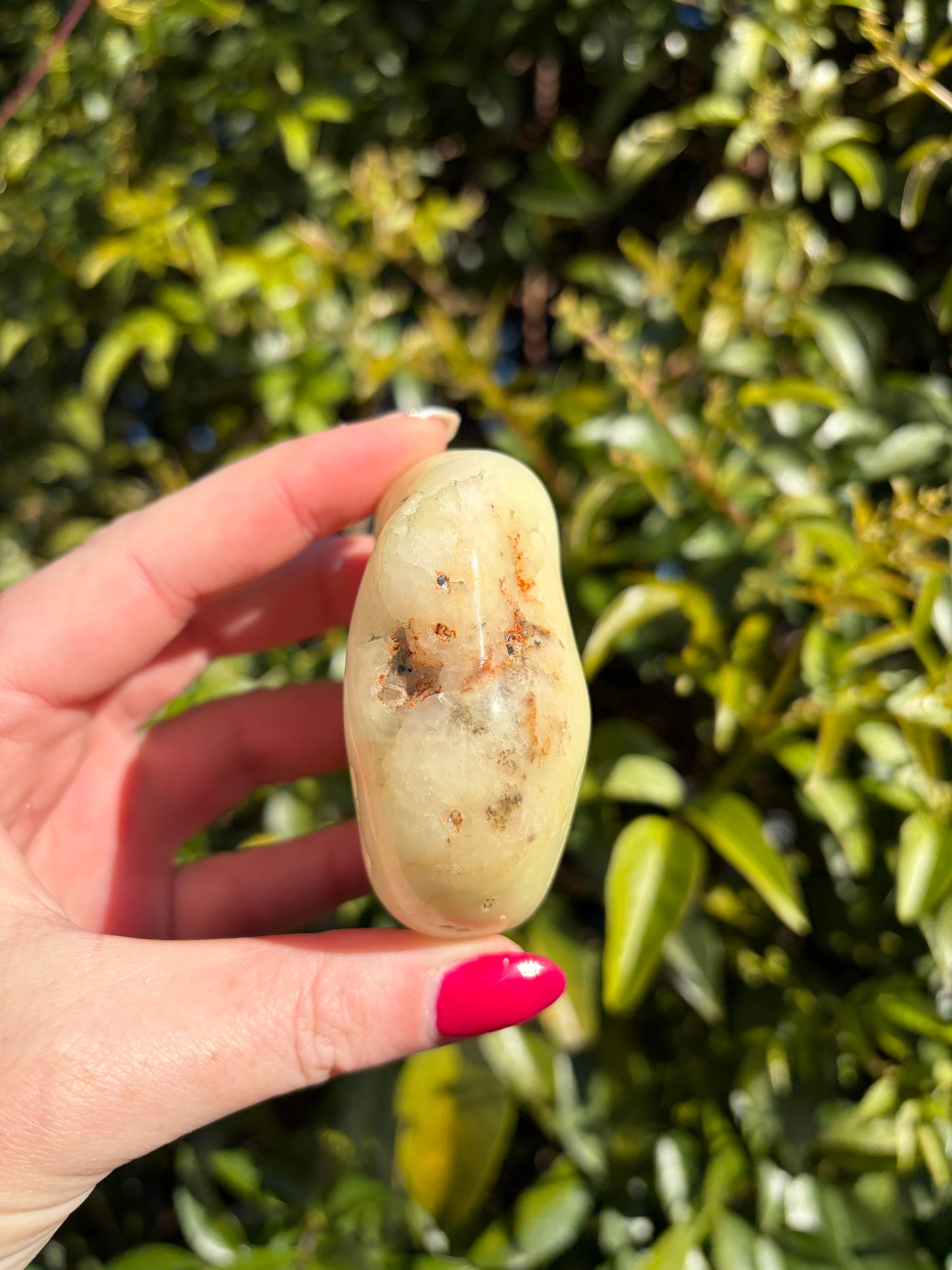 Sulphur Quartz Tumbled Stone Large B