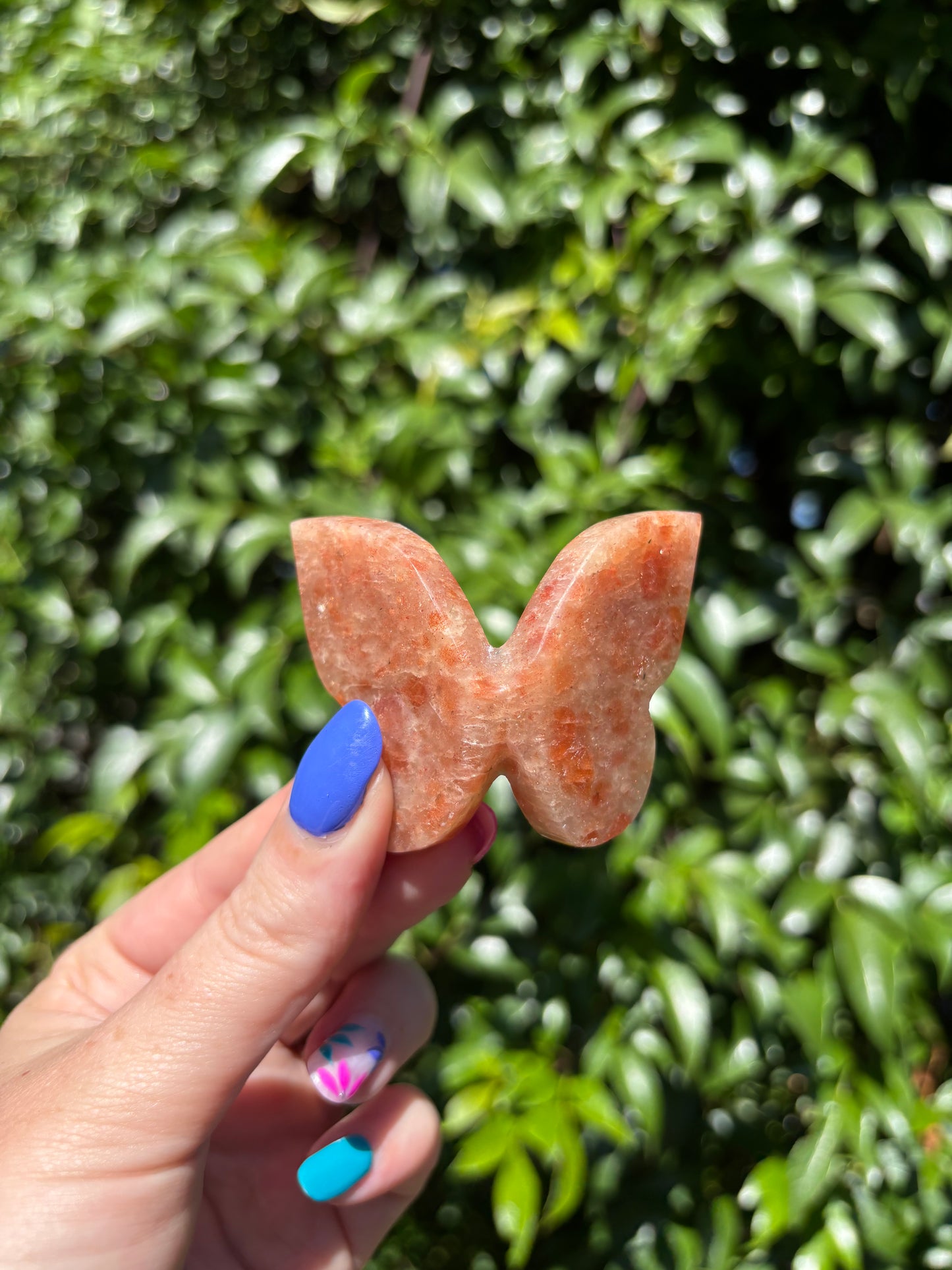 Sunstone Carved Butterfly B
