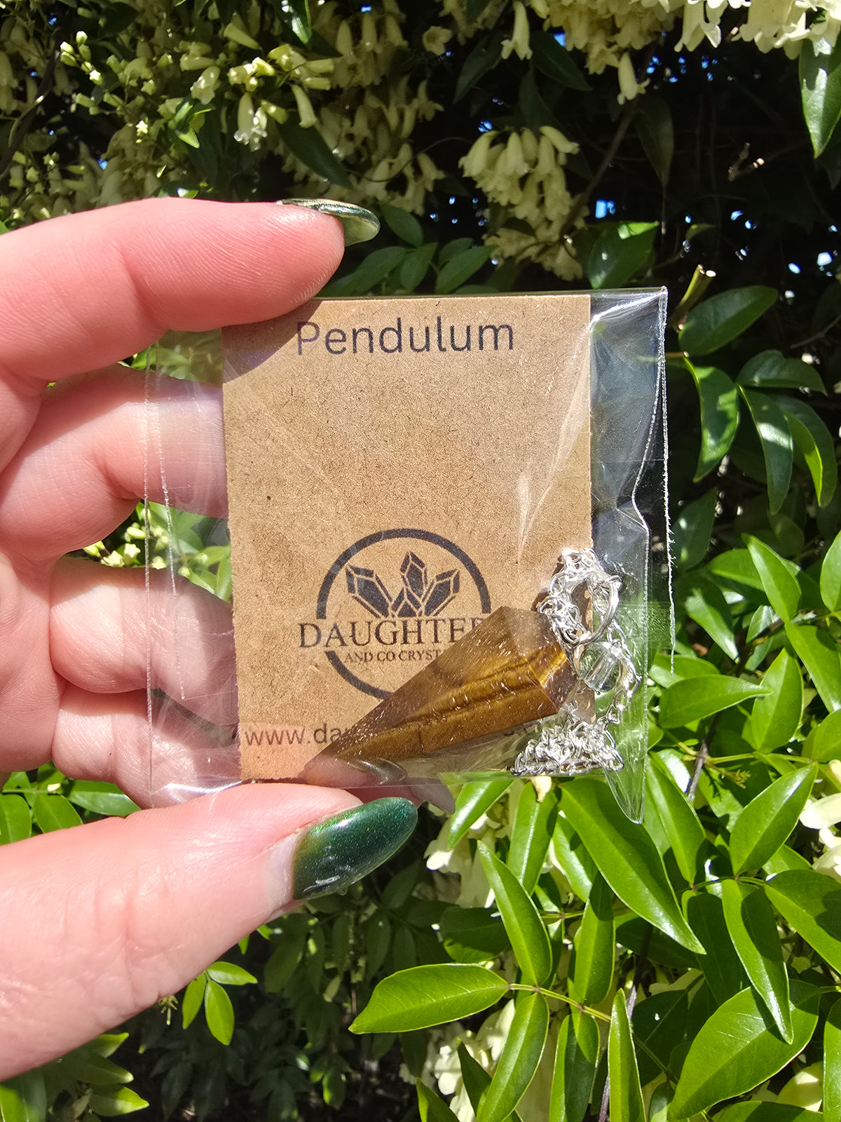 Tigers Eye Pendulum