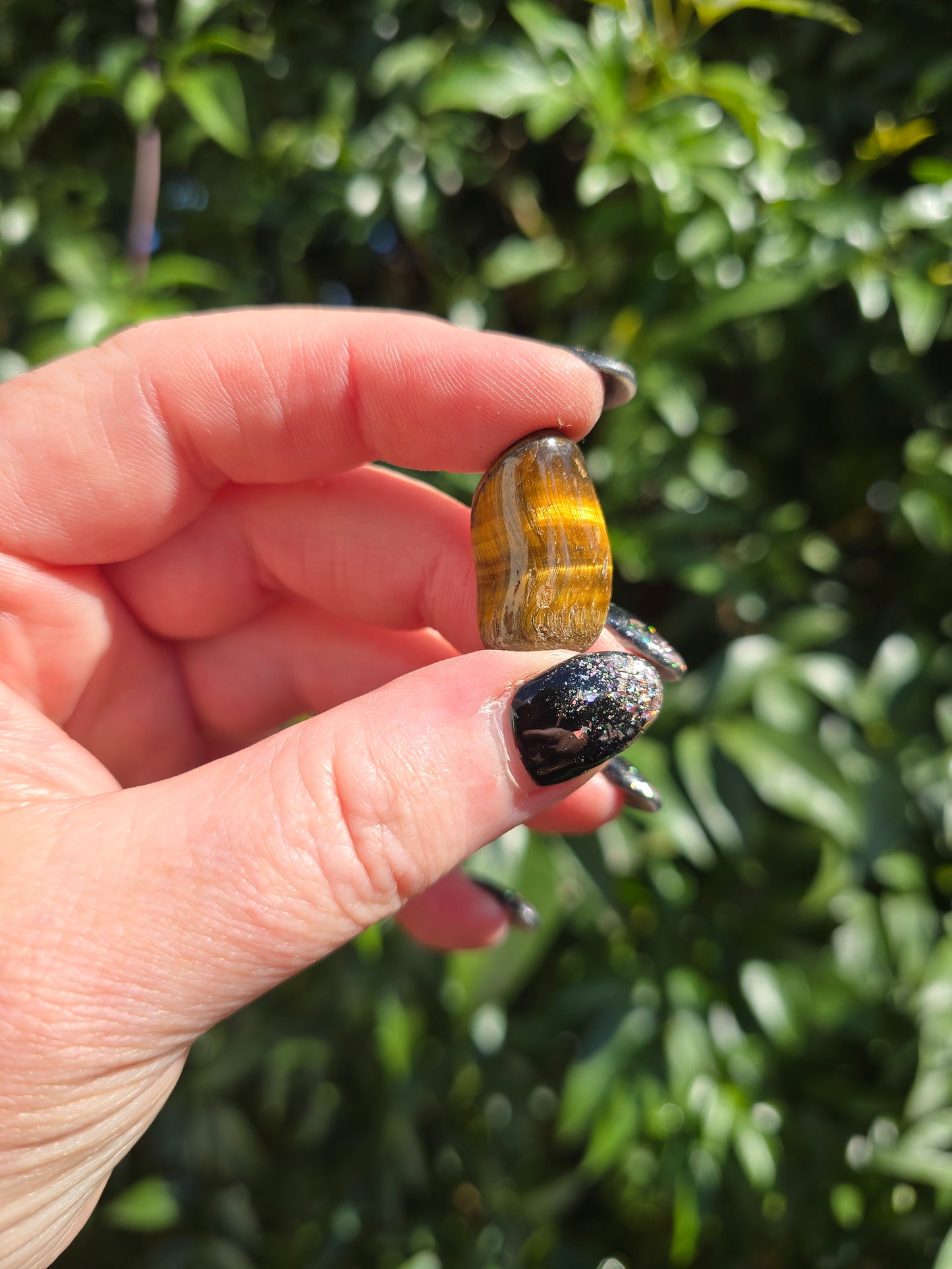 Tigers Eye Small Tumbled Stone