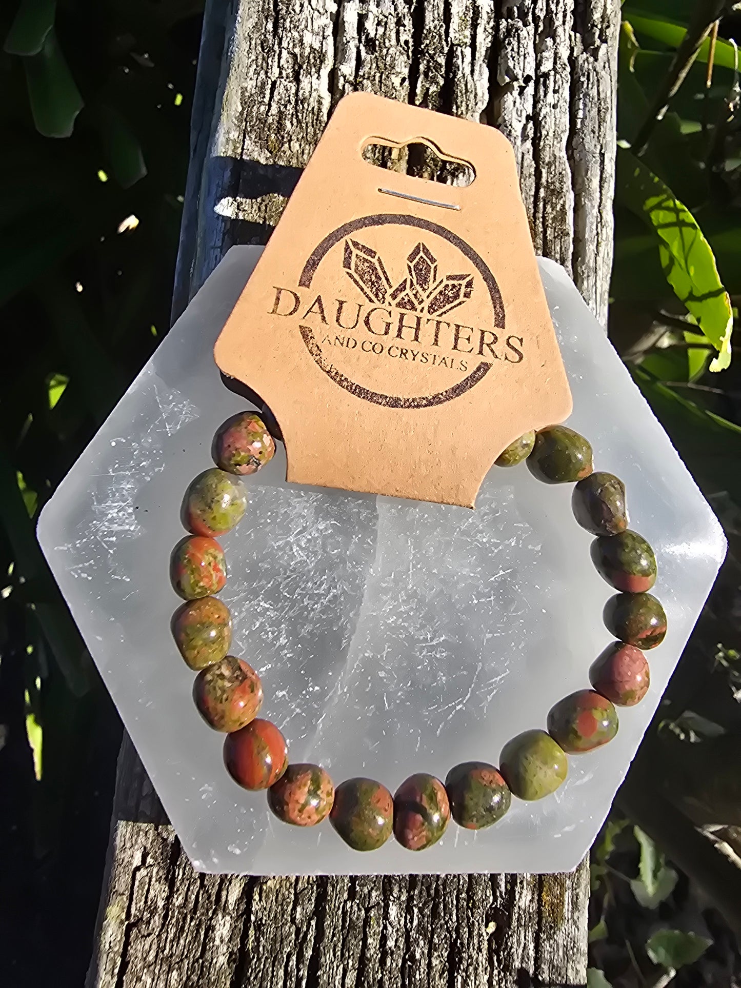Unakite | Nugget Bead Bracelet