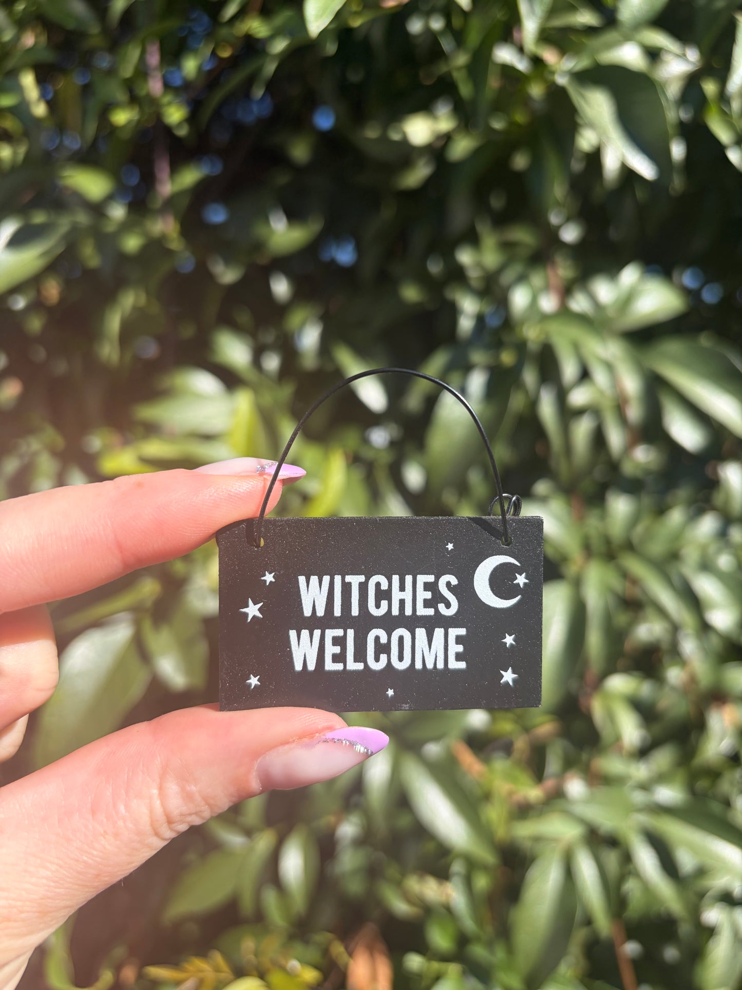 Witches Welcome Mini Sign