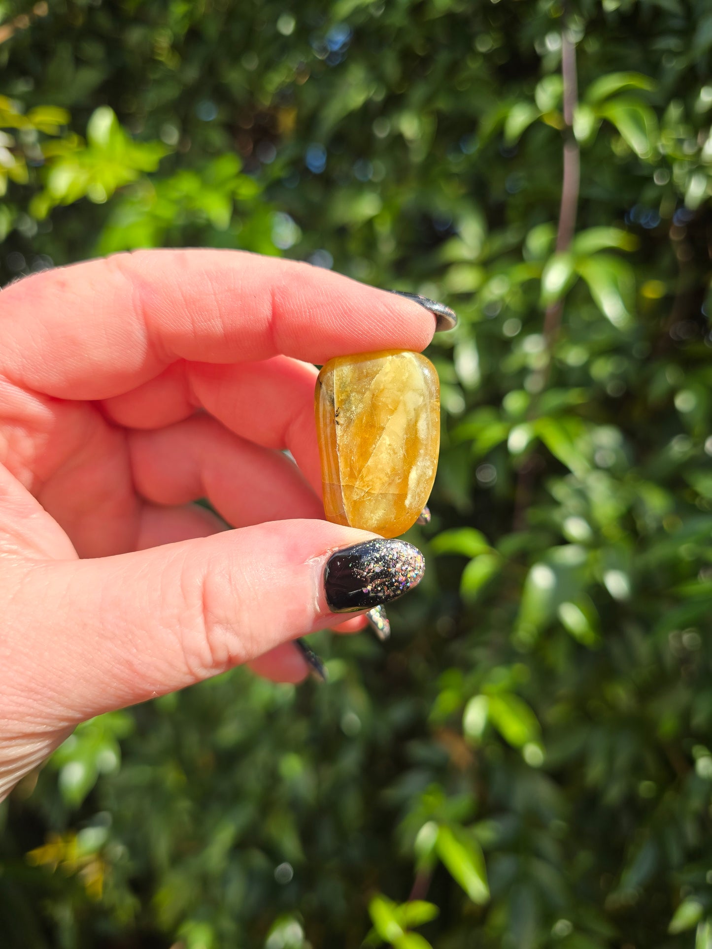 Yellow Opal Tumbled Stone