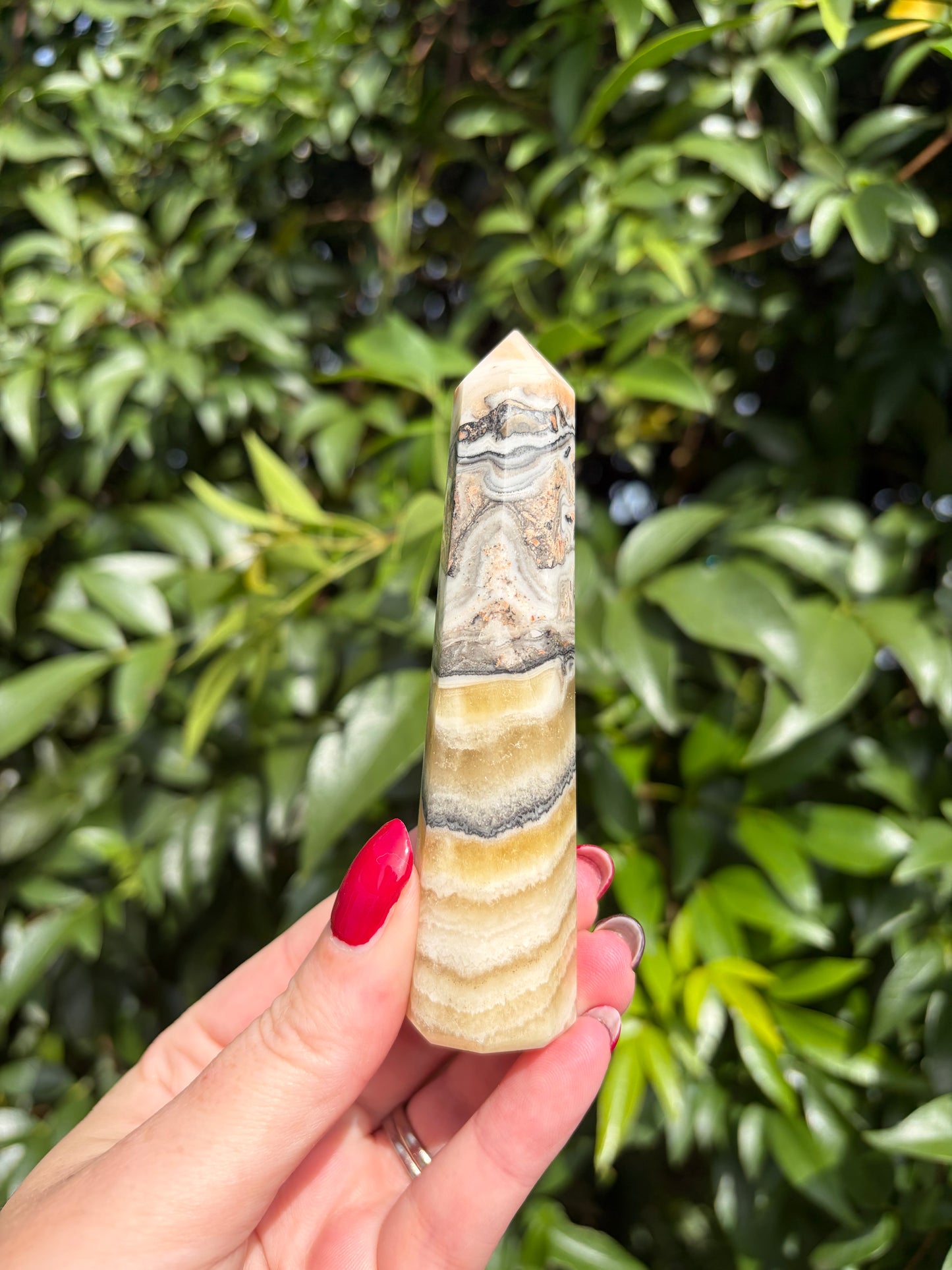 Zebra Calcite Point D