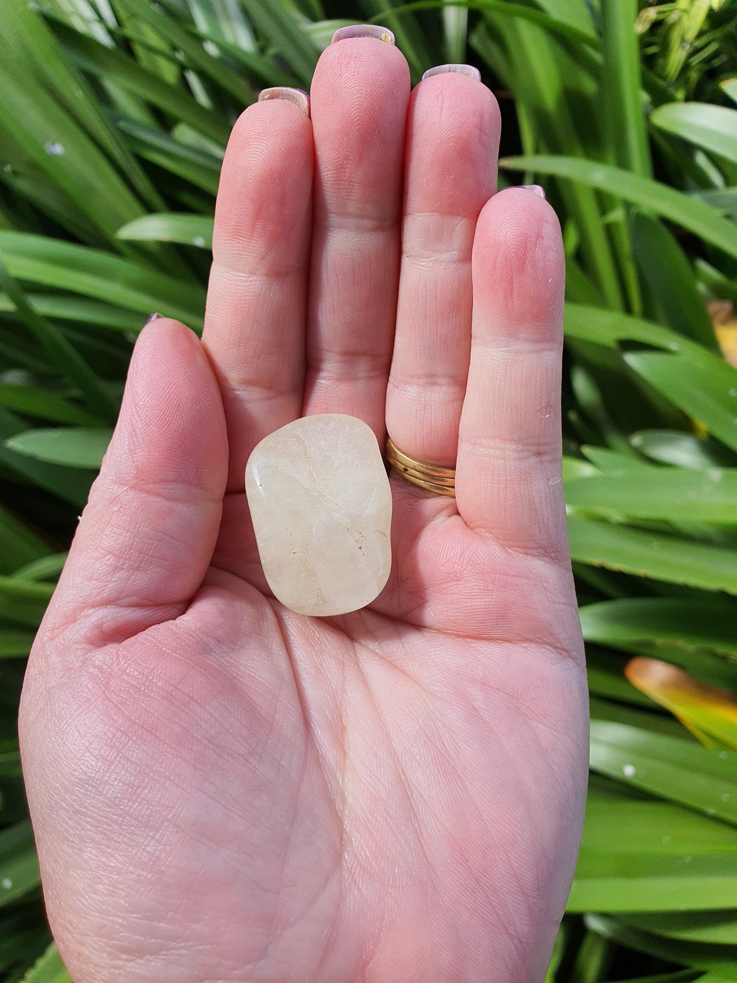Sulphur Quartz Tumbled Stones