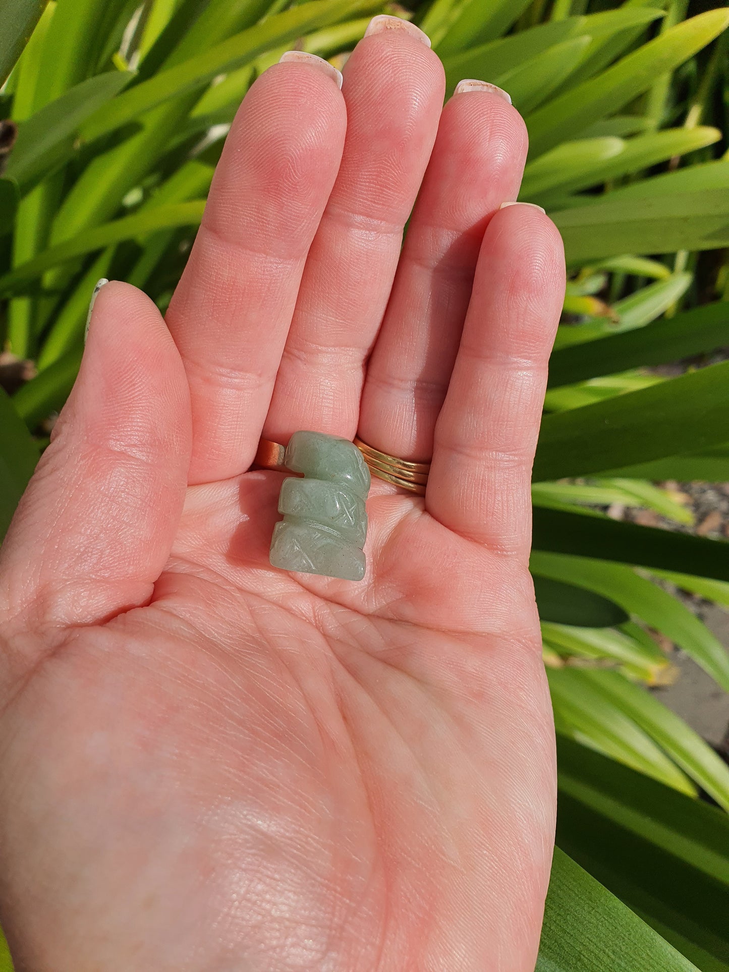 Green Aventurine Mini Snake