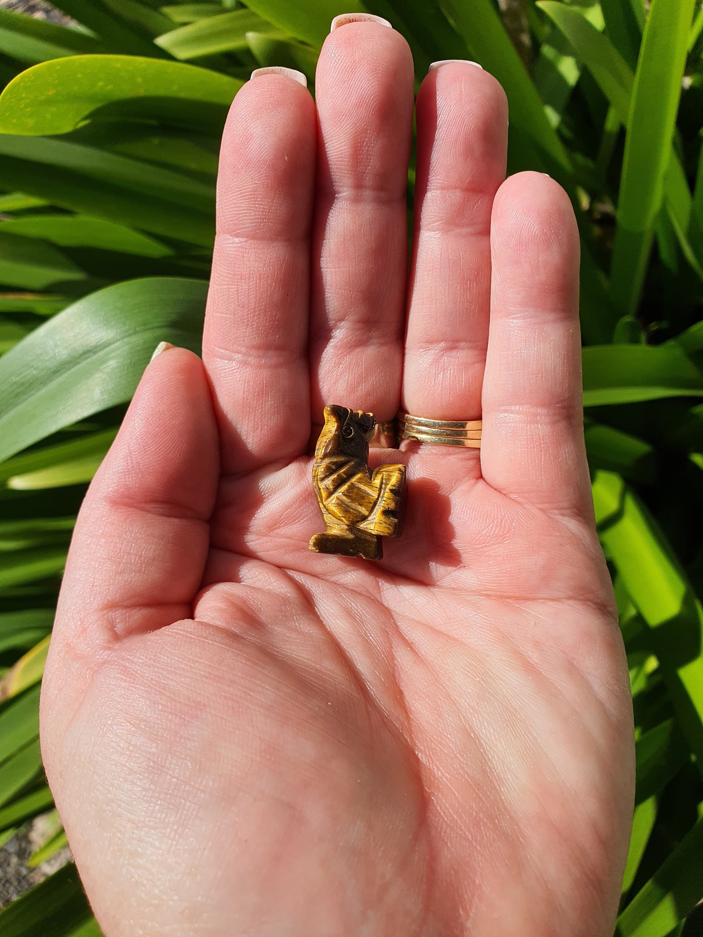 Tigers Eye Mini Rooster