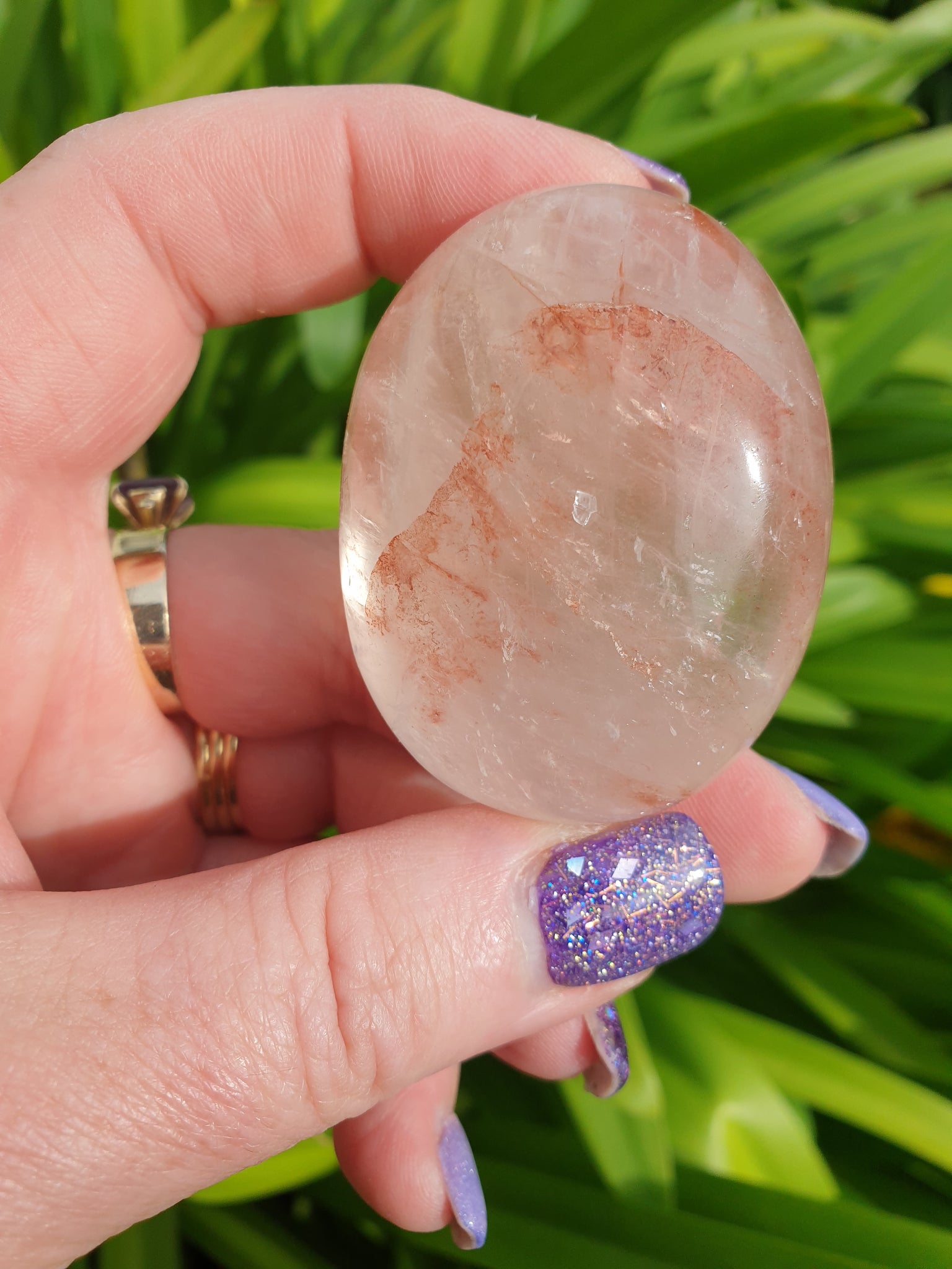 Fire Quartz Palmstone A