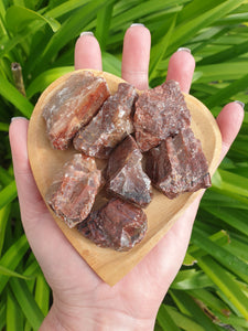 Red Calcite Rough Small Piece