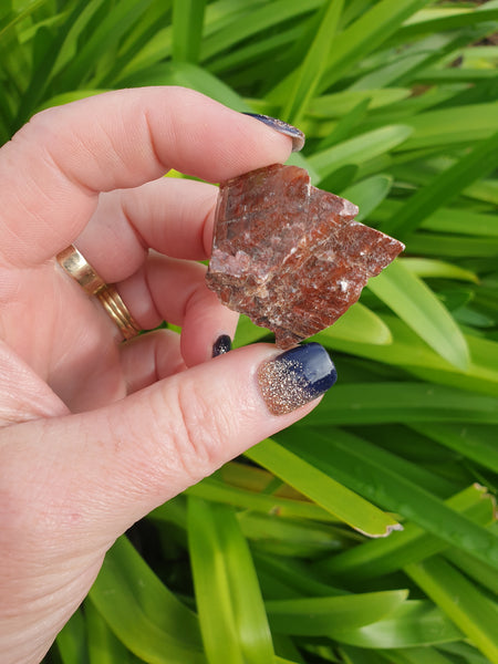 Red Calcite Rough Small Piece