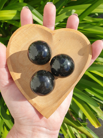 Blue Larvikite Sphere Small
